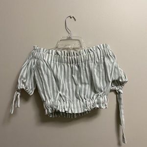 Blouse crop top